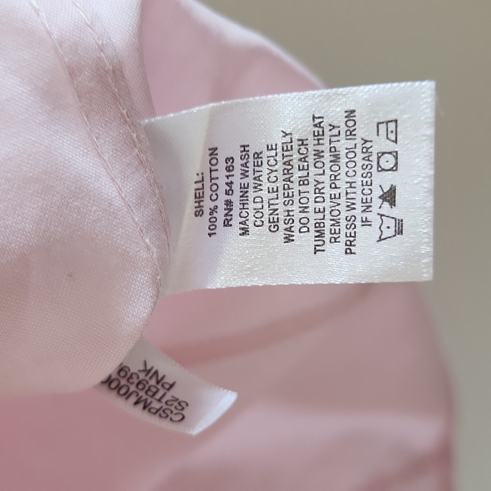Calvin Klein Sleeveless Pink Button-Up Blouse - Picture 6 of 6